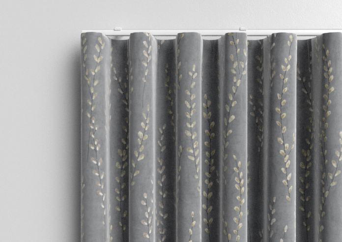 Willow Field, Stone Grey - Made to Measure Curtains - Image 13